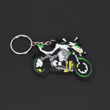 Fashion Motorcycle Model Rubber Keychain Key Ring Keyring Key Chain For Yamaha Kawasaki Suzuki BMW Honda GSX-R VR 46 Styling