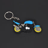 Fashion Motorcycle Model Rubber Keychain Key Ring Keyring Key Chain For Yamaha Kawasaki Suzuki BMW Honda GSX-R VR 46 Styling