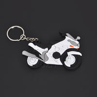 Fashion Motorcycle Model Rubber Keychain Key Ring Keyring Key Chain For Yamaha Kawasaki Suzuki BMW Honda GSX-R VR 46 Styling