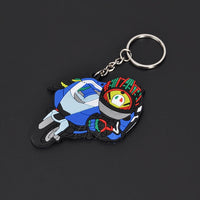 Fashion Motorcycle Model Rubber Keychain Key Ring Keyring Key Chain For Yamaha Kawasaki Suzuki BMW Honda GSX-R VR 46 Styling