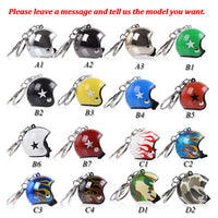 Motorcycle Helmet Keychain Keyring Key Chain Ring Pendant Men Women Kid Gift Birthday Christmas Xmax Present Collection Souvenir