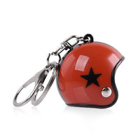 Creative Keyring Car Motorcycle Bicycle Helmet Key Chain Ring Keychain Fob Pendant Xmas Christmas Wedding Women Mens Gift