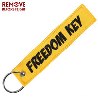 Black Stickers Fashion Keychain Customiz Key Holder Key fob Remove Before Flight Keychains for Car Chaveiro Para Moto Motorcycle