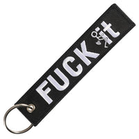 Black Stickers Fashion Keychain Customiz Key Holder Key fob Remove Before Flight Keychains for Car Chaveiro Para Moto Motorcycle