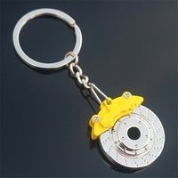 Turbo Car Keychain Turbo Keychain Mini Keyring Rainbow Turbo charger Car Drift Motorcycle Keychain Colorful Key Chain