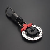 Car Styling Key Rings Holder Auto Keychain Metal Brake Disc Motorcycle Pendant Key Chains Keyring For Car Decoration Accessories