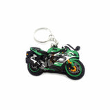 3D Rubber Motorcycle Model Keychain Keyring Key Chain Key Ring Soft For Honda Suzuk Kawasaki Yamaha Ducati KTM