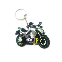 3D Rubber Motorcycle Model Keychain Keyring Key Chain Key Ring Soft For Honda Suzuk Kawasaki Yamaha Ducati KTM