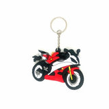 3D Rubber Motorcycle Model Keychain Keyring Key Chain Key Ring Soft For Honda Suzuk Kawasaki Yamaha Ducati KTM