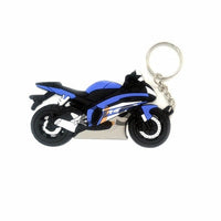 3D Rubber Motorcycle Model Keychain Keyring Key Chain Key Ring Soft For Honda Suzuk Kawasaki Yamaha Ducati KTM