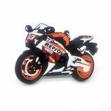 3D Rubber Motorcycle Model Keychain Keyring Key Chain Key Ring Soft For Honda Suzuk Kawasaki Yamaha Ducati KTM