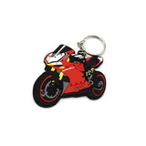 3D Rubber Motorcycle Model Keychain Keyring Key Chain Key Ring Soft For Honda Suzuk Kawasaki Yamaha Ducati KTM