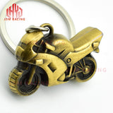 Hot Fashion Men Cool Motorcycle Pendant Alloy Keychain Car Key Ring Key Chain Gift Mini Motorcycle & Helmet Keychain