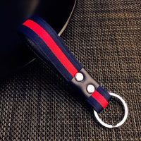 Fashion Motorcycle Key Chain Hand-Woven Leather Rope Car Keychain Men Women Simple Waist Hanging Key Chain Key Ring Accessories