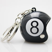 Creative Motorcycle Safety Helmets Car Auto Five-star Keychain Pendant Classic Key Ring Key Fob Holder Car Accessories