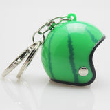 Creative Motorcycle Safety Helmets Car Auto Five-star Keychain Pendant Classic Key Ring Key Fob Holder Car Accessories