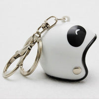 Creative Motorcycle Safety Helmets Car Auto Five-star Keychain Pendant Classic Key Ring Key Fob Holder Car Accessories