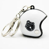 Creative Motorcycle Safety Helmets Car Auto Five-star Keychain Pendant Classic Key Ring Key Fob Holder Car Accessories