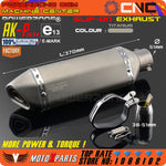 Modified Motorcycle E-Mark AK-P511 Exhaust Pipe Universal Muffler For CB CRB YZF TTR KTM EXC R6 ZX-6R ZX-10R GSXR Scooter ATV