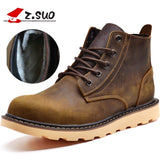 ZSuo Motorcycle Boots Locomotive Moto Racing shoes Genuine Cow Leather Motorbike Biker boot Chopper Touring Ankle motobotinki