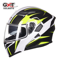 GXT Motorcycle Double Visors Full face Filp Up Motorcycle Helmet