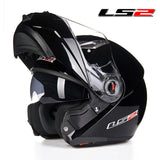 LS2 FF370  flip up motorcycle helmet dual shield with inner sunny lens modular