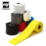 1.5M Motorcycles Exhaust Header Pipe Heat Wrap Manifold Turbo Shields Insulation Roll Tape Virgin Glass Fiber