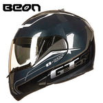 BEON Modular Motorcycle Helmet Flip up Open Full Face Helmet