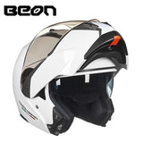 BEON Modular Motorcycle Helmet Flip up Open Full Face Helmet