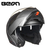 BEON Modular Motorcycle Helmet Flip up Open Full Face Helmet