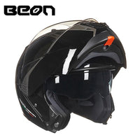 BEON Modular Motorcycle Helmet Flip up Open Full Face Helmet