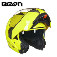 BEON Modular Motorcycle Helmet Flip up Open Full Face Helmet