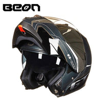 BEON Modular Motorcycle Helmet Flip up Open Full Face Helmet