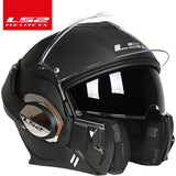 LS2 FF399 Flip up helmet double lens motorcycle helmet