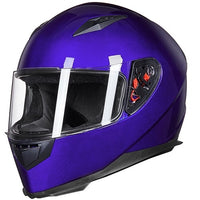 ILM DOT Full Face Motorcycle Helmet With Removable Winter Neck Scarf And 2 Visors