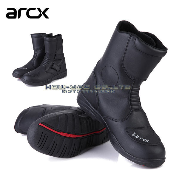 ARCX motorcycle waterproof boots high quality leather windproof shoes  men knight boots riding shoes 39 40 41 42 43 44 45