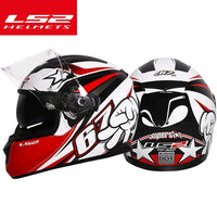 LS2 ff328 dual lens motocycle helmet full face with inner sun visor helmet