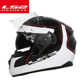 LS2 ff328 dual lens motocycle helmet full face with inner sun visor helmet