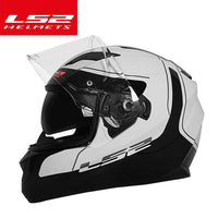 LS2 ff328 dual lens motocycle helmet full face with inner sun visor helmet