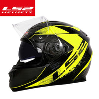 LS2 ff328 dual lens motocycle helmet full face with inner sun visor helmet