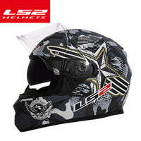 LS2 ff328 dual lens motocycle helmet full face with inner sun visor helmet