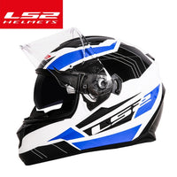 LS2 ff328 dual lens motocycle helmet full face with inner sun visor helmet