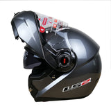 LS2 FF370  flip up motorcycle helmet dual shield with inner sunny lens modular