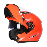 LS2 FF370  flip up motorcycle helmet dual shield with inner sunny lens modular