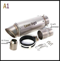 Motorcycle Exhaust Muffler SC GP Escape Exhaust Mufflers Carbon Fiber Exhaust Pipe 51mm 61mm