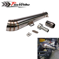 48.8MM Modified motorcycle exhaust pipe stainless steel fried tube exhaust pipe than 150cc less 1000cc is ok dual exhaust