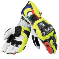 Free shipping Valentino Rossi Motogp race 2014 Motorbike Motorcycle Leathers Gloves