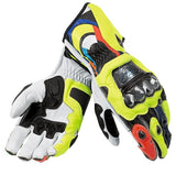 Free shipping Valentino Rossi Motogp race 2014 Motorbike Motorcycle Leathers Gloves