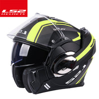 LS2 FF399 Flip up helmet double lens motorcycle helmet