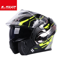 LS2 FF399 Flip up helmet double lens motorcycle helmet